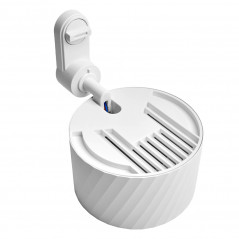 Выключатель беспроводной одноклавишный двухкнопочный стекло черный Feron