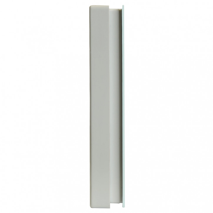 Выключатель беспроводной одноклавишный двухкнопочный стекло белый Feron