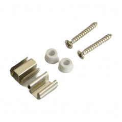 Выключатель беспроводной одноклавишный двухкнопочный стекло белый Feron