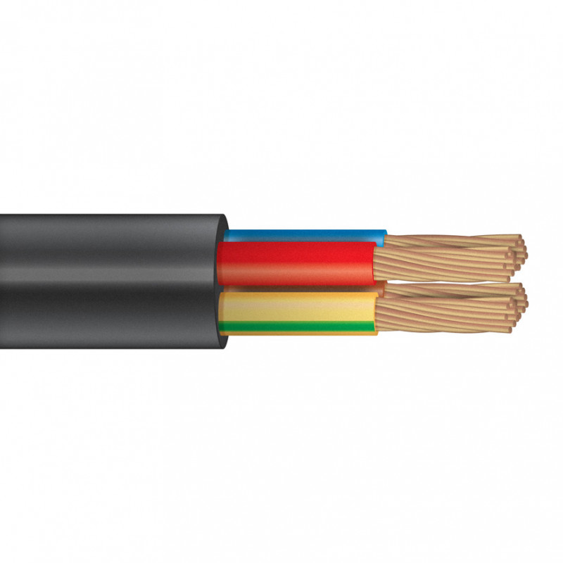 Кабель силовой КГТП 4х6(PE) 380/660-3