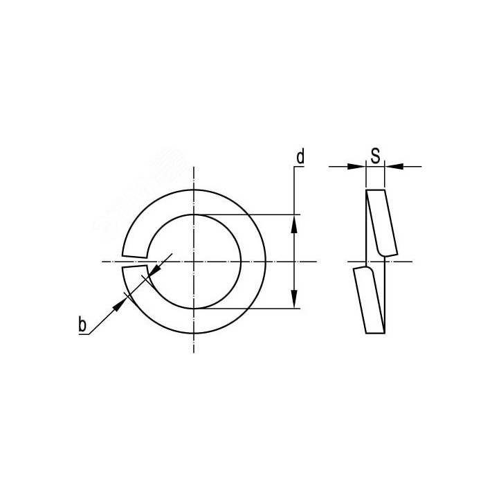 Шайба гровер М6 INOX
