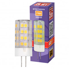 Лампа светодиодная LED 5Вт G4 теплый свет