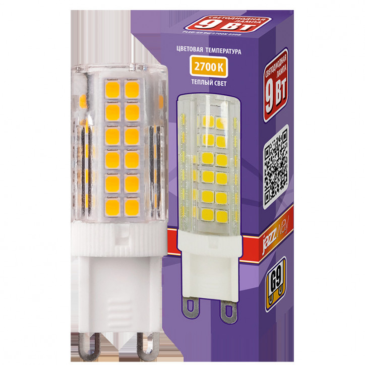 Лампа светодиодная LED 9Вт G9 теплый свет Лампа светодиодная LED 9Вт G9 теплый свет
