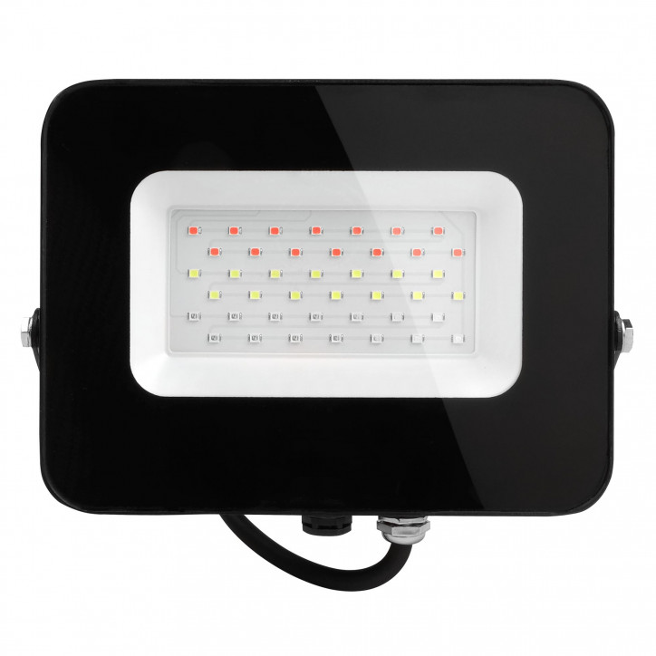 PFL- 30W RGB BL IP65 Прожектор ЧЕРНЫЙ Jazzway
