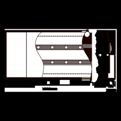 Светильник светодиодный ДПО-36 4000К 3600Лм IP20 призматический рассеиватель