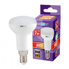 Лампа светодиодная LED 7w 4000K E14 зеркальная  230/50 Jazzway