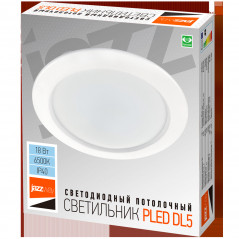 PLED DL5 18w 6500K WH IP40 Jazzway (-)