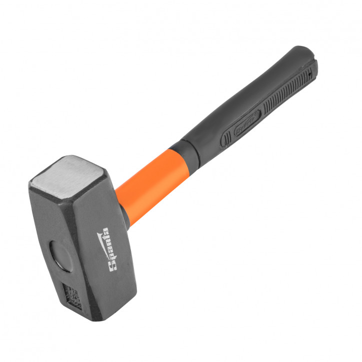 Кувалда, 2000 г, фибергласовая обрезиненная рукоятка Кувалда, 2000 г, фибергласовая обрезиненная рукоятка