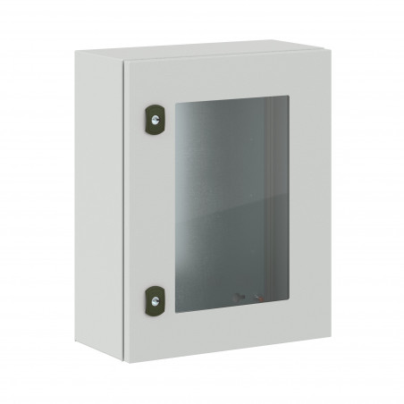 Корпус навесной уличный ST Outdoor с М/П с прозрачной дверью ВxШxГ 500x400x200 мм, IP66