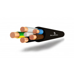 Кабель силовой ВВГнг(А) 5х6(ок)-0.66  однопроволочный