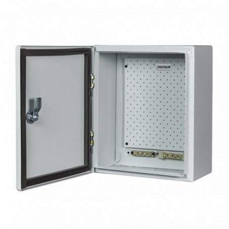 Шкаф с монтажной панелью (ЩМП) IP54, 290х390х190 мм МАСТЕР-2У Mastermann