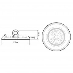 PHB UFO 04 200w 5000K 120° IP65 Jazzway
