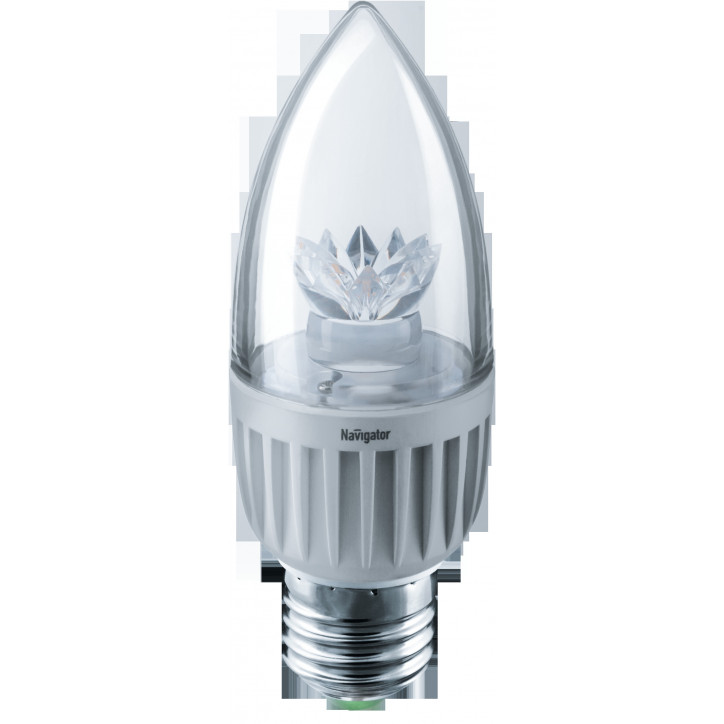 Лампа светодиодная LED 7вт Е27 белый прозрачная свеча Лампа светодиодная LED 7вт Е27 белый прозрачная свеча