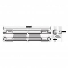 PLED T4i 600 9W 4000K IP65
