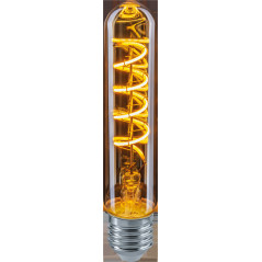 Лампа светодиодная LED 4вт E27 теплый T30 ретро FILAMENT