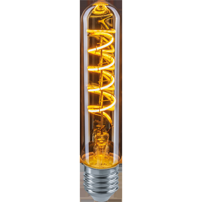 Лампа светодиодная LED 4вт E27 теплый T30 ретро FILAMENT