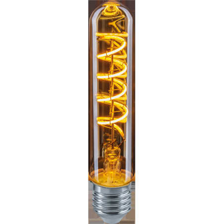 Лампа светодиодная LED 4вт E27 теплый T30 ретро FILAMENT