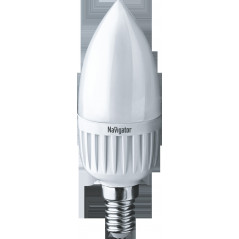 Лампа светодиодная LED 5вт Е14 дневной матовая свеча