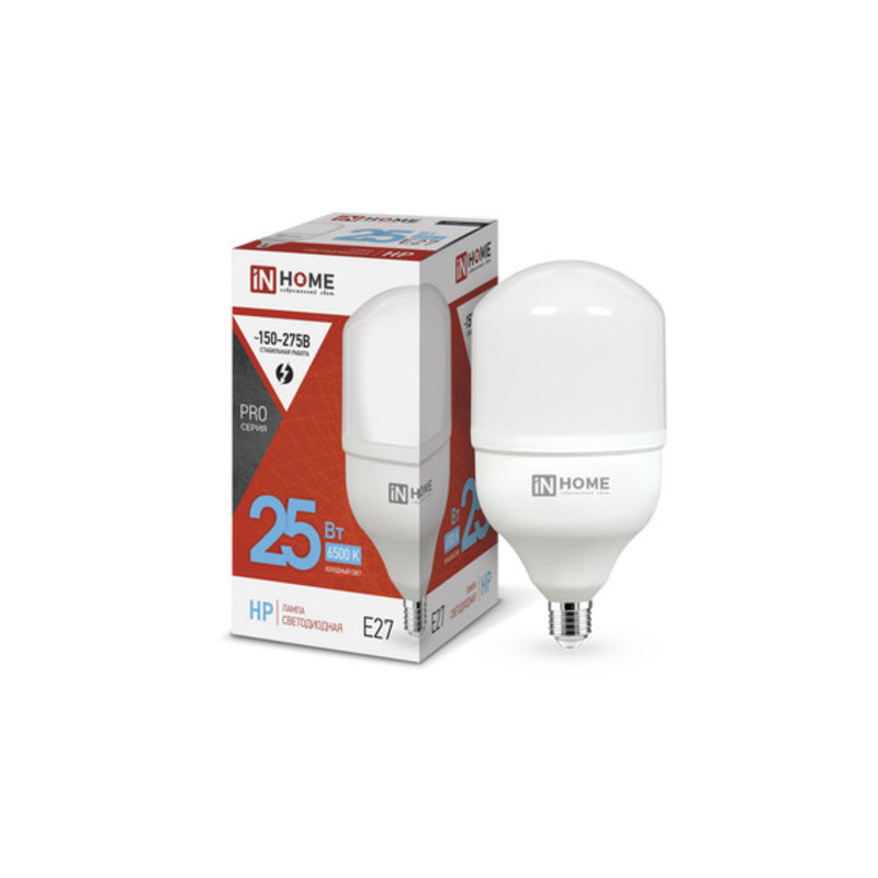 Лампа светодиодная LED-HP-PRO 25Вт 230В E27 6500К 2380Лм IN HOME