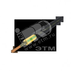 Кабель силовой ППГнг(А)-FRHF 1х6ок(PE)-1 однопроволочный желто-зеленый (барабан)