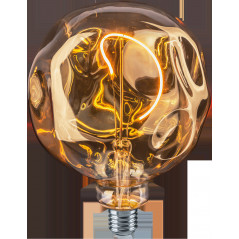 Лампа светодиодная LED 4вт E27 теплый G125ST ретро FILAMENT