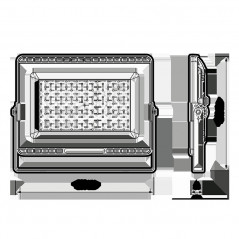 Прожектор светодиодный ДО-100 Вт 9000 Лм 6500К LOWTEMP 120° IP65  JazzWay
