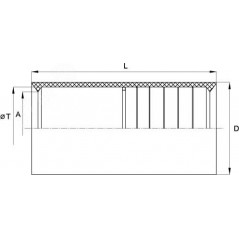 Муфта для гофрированных труб 25 мм IP40