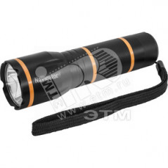 Фонарь светодиодный NPT-CM10-3AAA 3В LEDт 120лм 180м металл