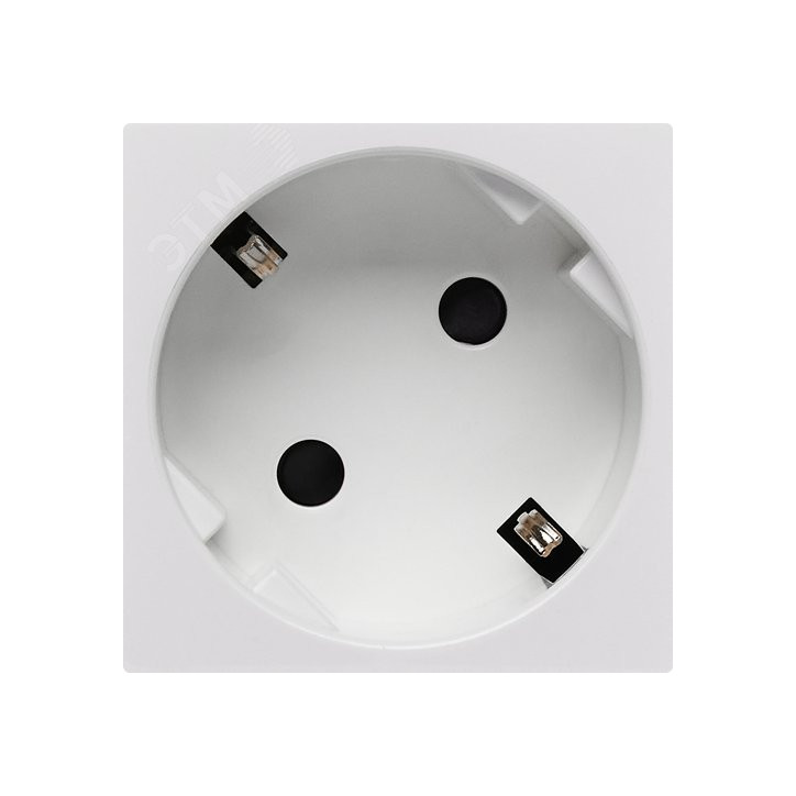 Розетка с заземлением - винтовые зажимы - со шторками 16А 250В - 45°- 2 модуля - белый Розетка с заземлением - винтовые зажимы - со шторками 16А 250В - 45°- 2 модуля - белый