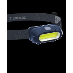 Фонарь налобный аккум/3ВтCOBLED/съемный Li-ion 18650 800mAh/ABS-пл/USB-шнур typeC