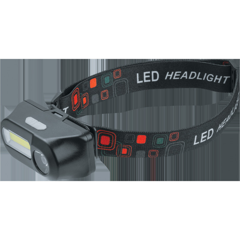 Фонарь светодиодный NPT-H32-ACCU налобный 1COB LED 5Вт+1CREE LED 3Вт li-ion 1,2Ач