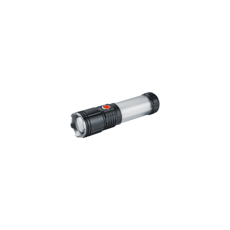 Фонарь светодиодный NPT-P07-ACCU алюминиевый профессиональный 1SST40 10Вт+8LED 7Вт li-ion 2Ач