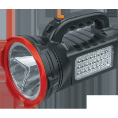 Фонарь светодиодный NPT-SP27-ACCU Прожектор кемпинг 1LED 3Вт+24LED 3Вт аккумулятор 4,4В 3Ач