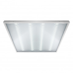 Светильник светодиодный ДВО-40w 595х595х19 6400К 3100Лм c блоком аварийного питания 1ч призма IP40