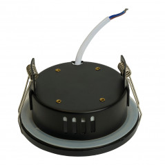 Светильник ДВО-15w GX53 без лампы черный IP44
