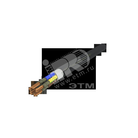 Кабель силовой ВВГнг(А)-FRLSLTx 5х25 мк(N.PE)-0.66 черный барабан