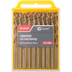 Сверло по металлу Cutop EXPERT, 6.5х101 мм (10 шт)