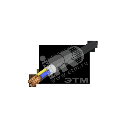 Кабель силовой ППГнг(А)-HF 3х25мк -1 многопроволочный черный (барабан)