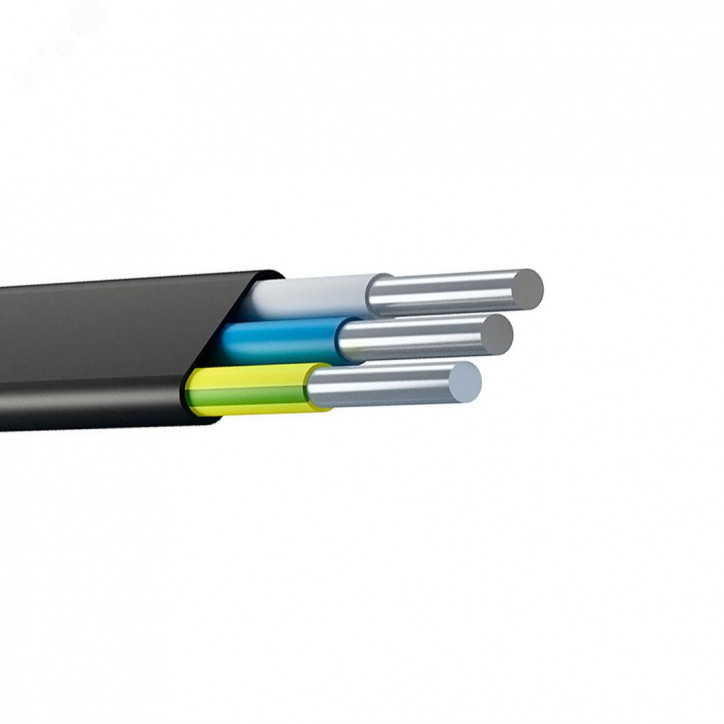 Кабель силовой АВВГ-П 3х4ок-0,66(N,PE) Кабель силовой АВВГ-П 3х4ок-0,66(N,PE)