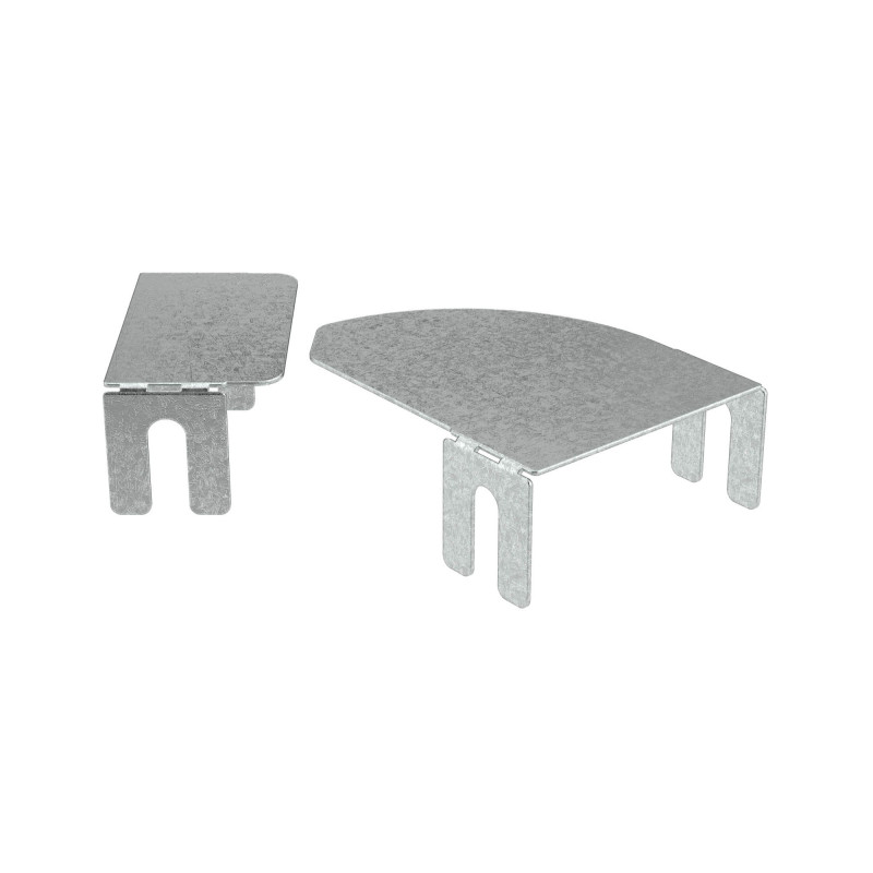 Крышка на горизонтальный изменяемый угол СРО 0-45 град 400, в комплекте с крепежными элементами и соединительными пластинами, не