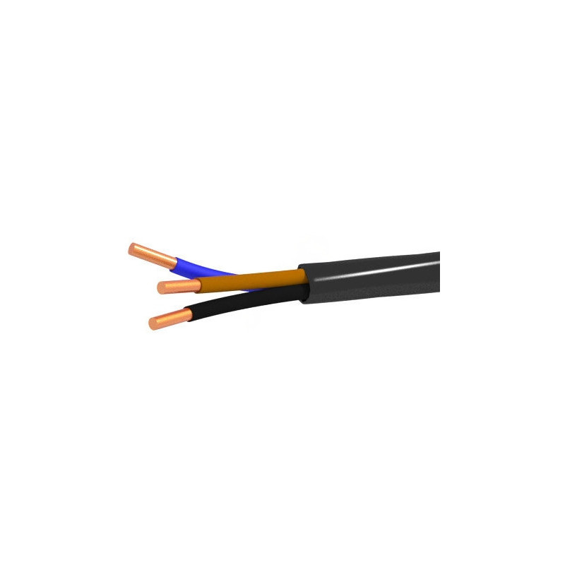 Кабель силовой ВВГнг(А)-LSLTx 3х1,5 ок (N,PE) - 1 кВ