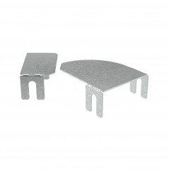 Крышка на горизонтальный изменяемый угол СРО 0-45 град 200, в комплекте с крепежными элементами и соединительными пластинами, не