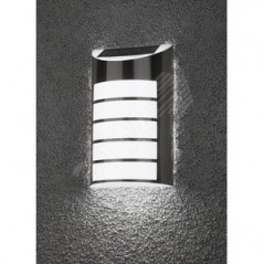 Фасадная подсветка Сталь, на солнечной батарее, 5LED, 17lm ERAFS024-40