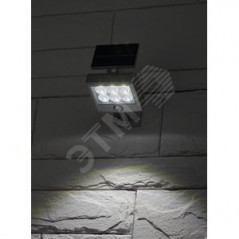 Прожектор с датчиком движения, на солнечной батарее, 6LED, 150 lm ERAFS048-08