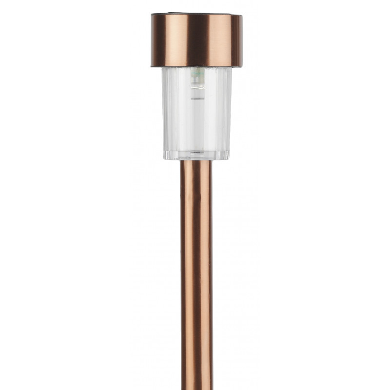 Садовый светильник на солнечной батарее, нержавею щая сталь, ''медный'', 32 см SL-SS30-CPR