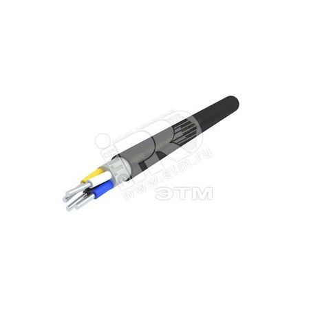 Кабель силовой АВВГ 4х6 (ок)(N)-0.660 однопроволочный