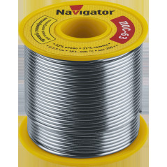 Припой NEM-Pos05-63K-1.5-K200 (ПОС-63, катушка, 1.5 мм, 200 гр) Navigator