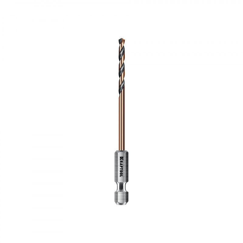 Сверло по металлу для винтовёртов и шуруповертов IMPACT READY, НЕХ-1/4", d 2,5 х 69 мм