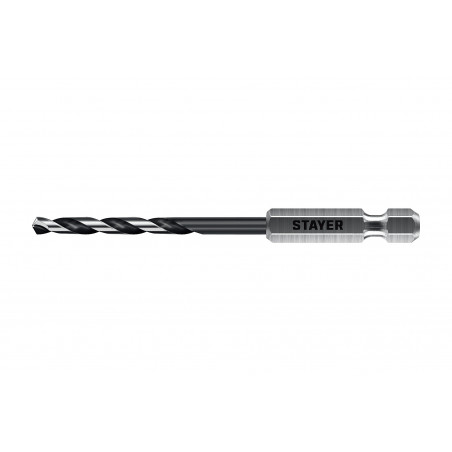 Сверло по металлу для винтовёртов и шуруповертов IMPACT READY, НЕХ-1/4", d 4.0 х 98 мм