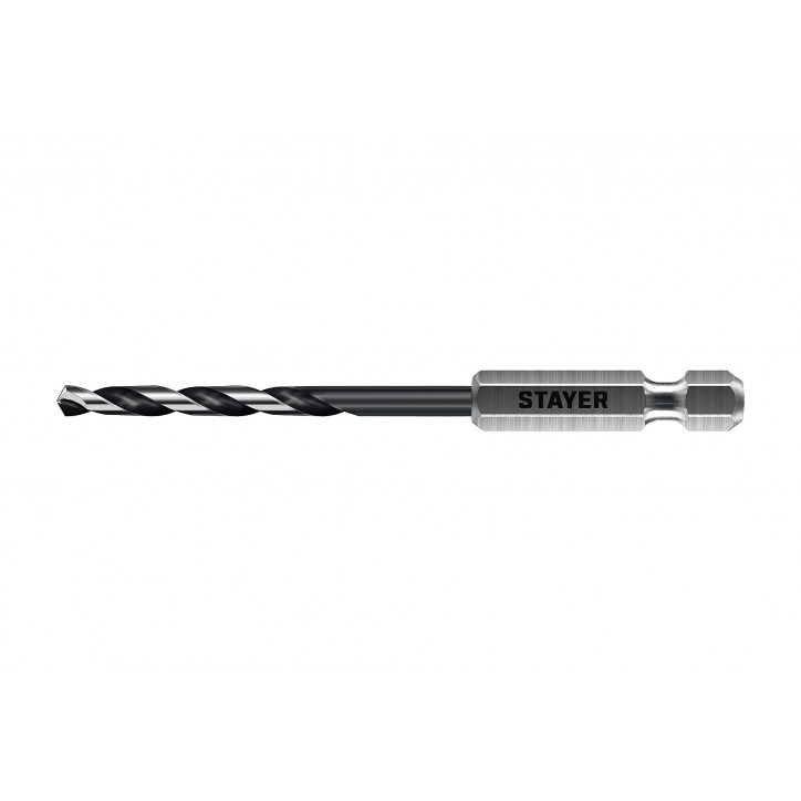 Сверло по металлу для винтовёртов и шуруповертов IMPACT READY, НЕХ-1/4", d 4.0 х 98 мм